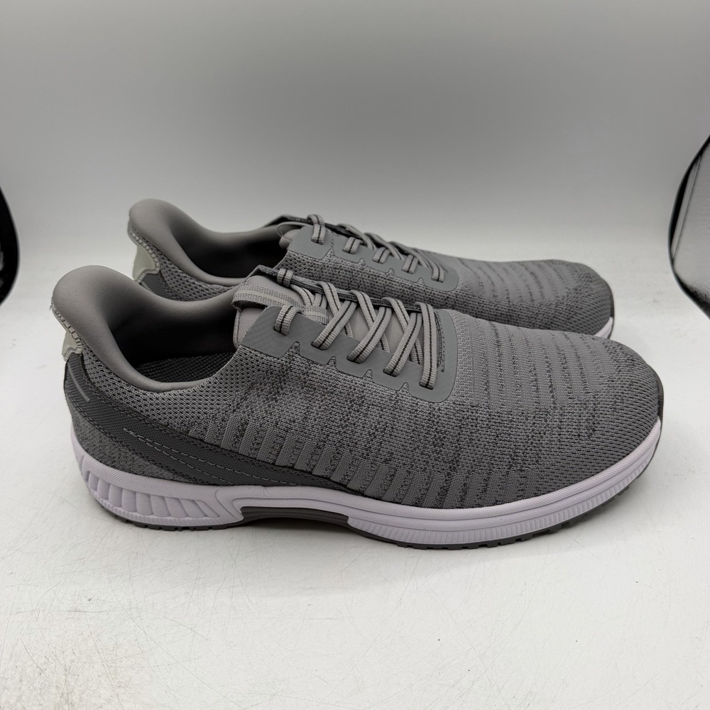 Orthofeet Yari Hands Free Shoes Mens Sz 11.5 2E WIDE Grey Comfort Sneakers 20013